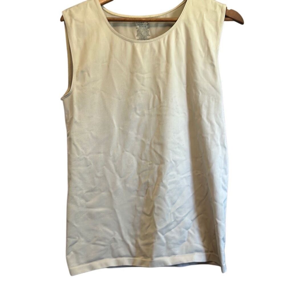 George XL Beige‎ Seamless Tank Top Sleeveless Undershirt Casual Layering